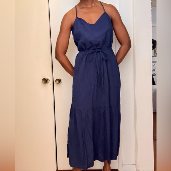 Universal Thread Deep Blue Maxi Dress - Picture 2 of 10